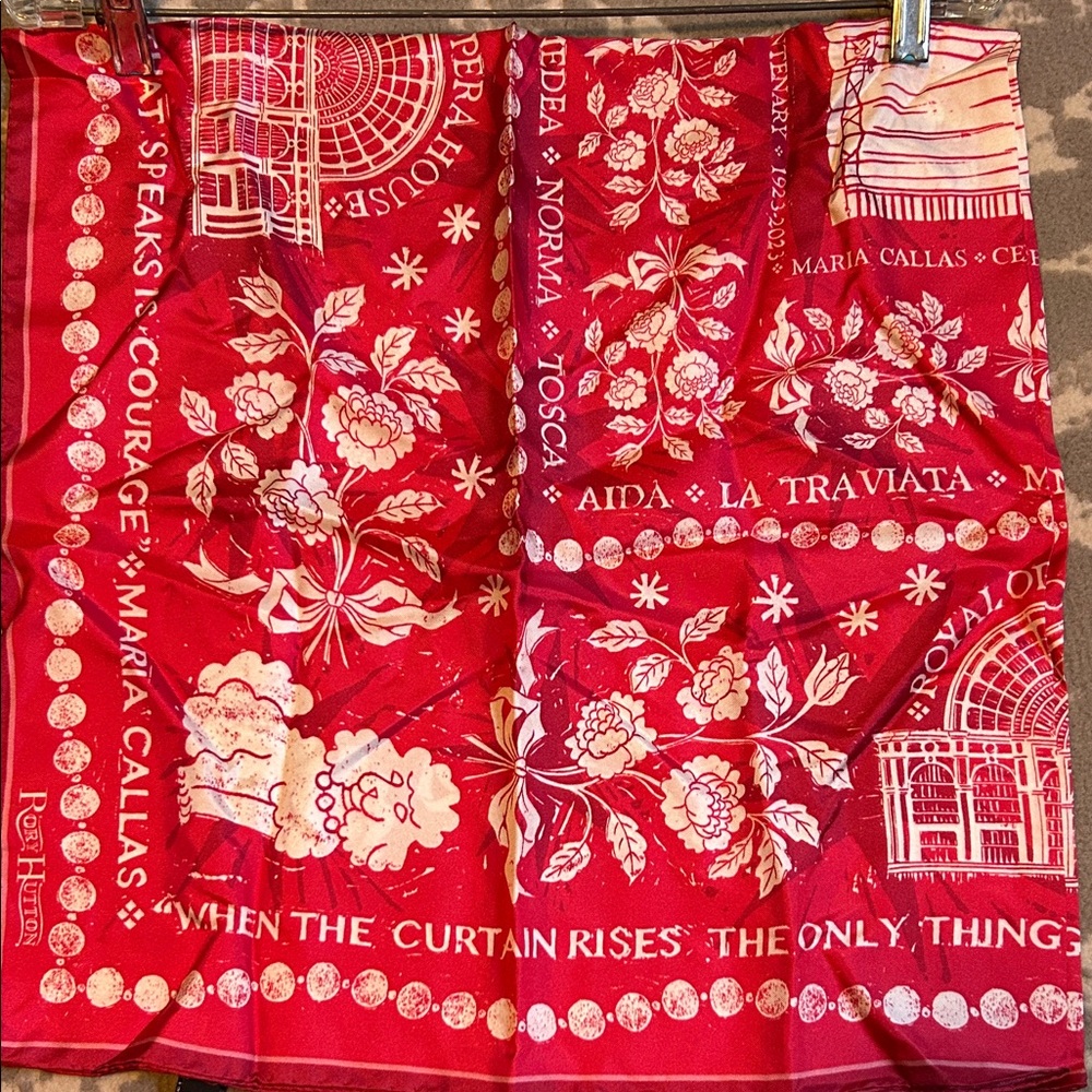 Maria Callas Centenary Silk Scarf View 3